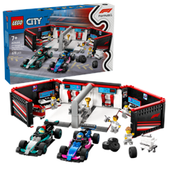 LEGO - LEGO City - F1® Garage & Mercedes-AMG & Alpine Cars (60444)