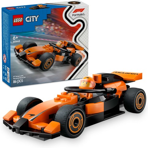 LEGO - City - F1® Kierowca i bolid McLaren (60442)