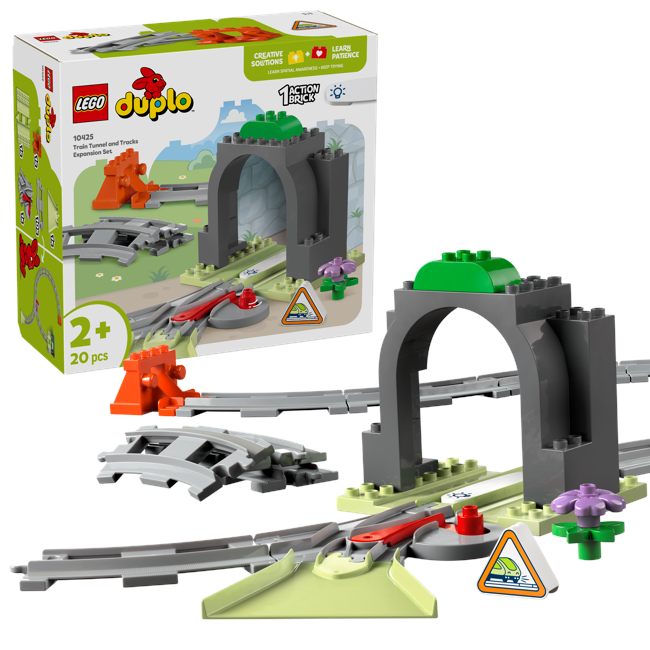 LEGO - DUPLO Town - Tågtunnel och spår expansionsset (10425)