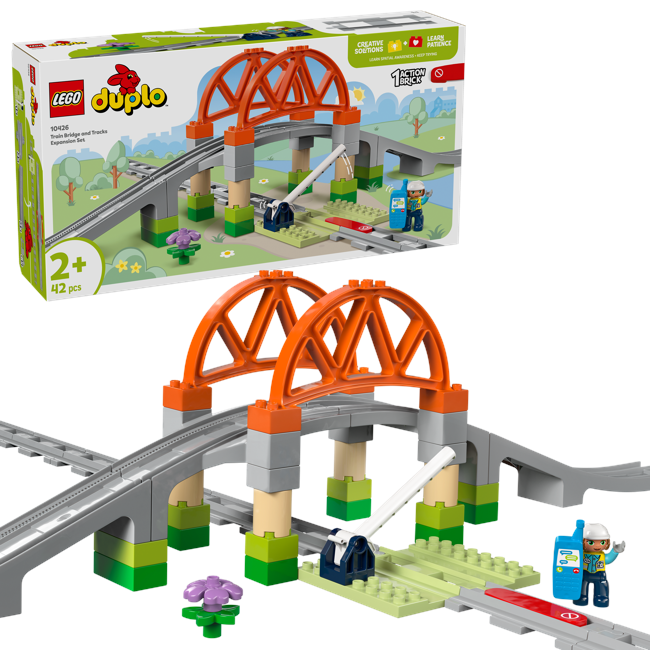 LEGO - DUPLO Town - Utvidelsessett med togbro og skinner (10426)