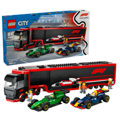 LEGO - City - F1®-Transporter mit RB20 & AMR24 F1®-Rennautos (60445)