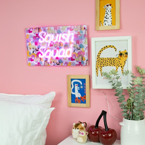 Squishmallows - Squish Squad Neon Wall Light - Neon