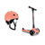 Scoot and Ride - Highwaykick 3 LED + Kids Helmet S-M - Peach (Bundle) thumbnail-1