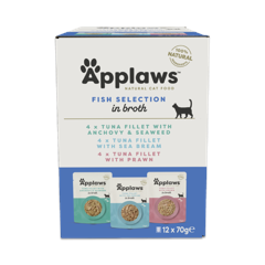 Applaws - Multipack Fish Broth Selection - 12x70g