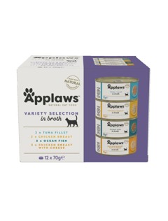 Applaws - Multipack Variety Broth Selection - 12x70g