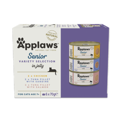 Applaws - Multipack Senior Variety Jelly Selection - 6x70g