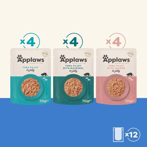 Applaws - Multipack Fish Jelly Selection - 12x70g