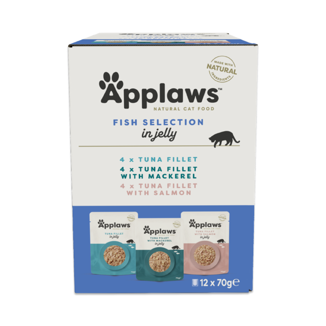 Applaws - Multipack Fish Jelly Selection - 12x70g