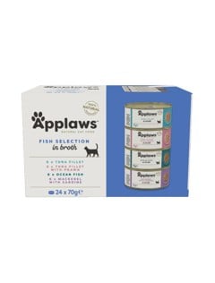 Applaws - Multipack Fish Broth Selection - 24x70g