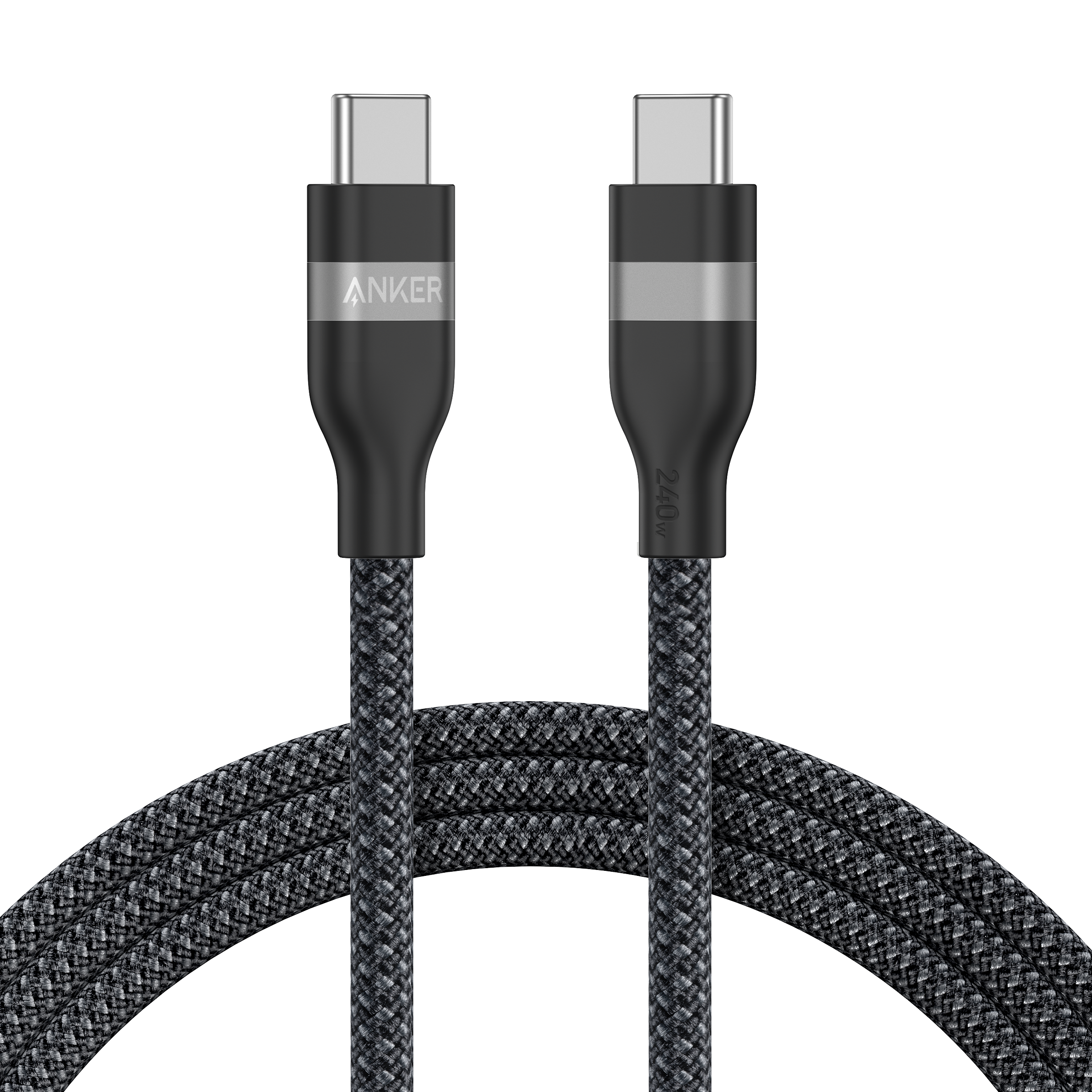 Anker - USB-C–USB-C Kaapeli 240W 90cm – Kierrätetty punottu