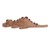 Dino World - Dinosaur Plush Brown 50 cm - () thumbnail-4