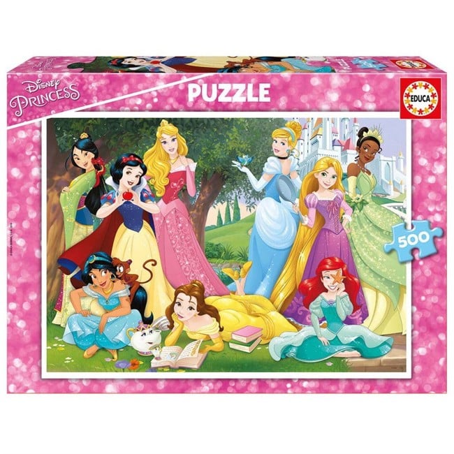 Puzzle - 500 pieces - Disney princesses  (017723)