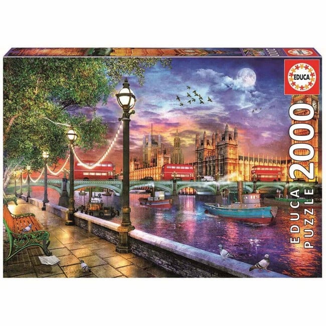 Puzzle - 2000 pieces - London Sunset (80-19046)