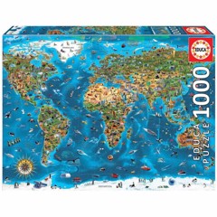 Puzzle - 1000 Pieces - Worlds Wonders (80-19022)