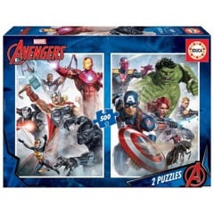 Puzzle - 2x500 Pieces - Avengers (80-17994)