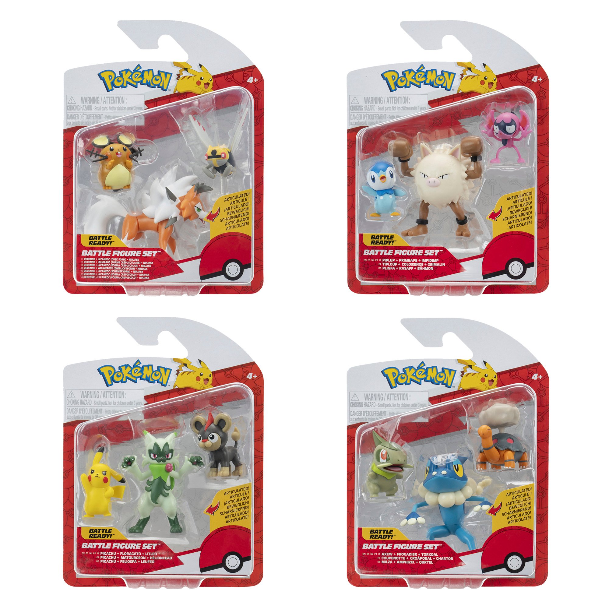 Pokémon - Battle Figure 3 PK Assorted - (95155-24)