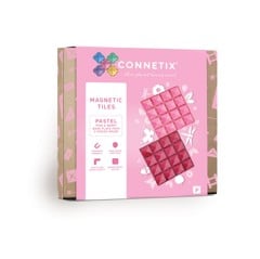 Connetix - Base Plate - Pastel Pink & Berry - (CT-P-PB002-BP)