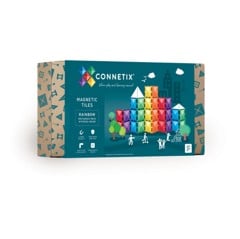 Connetix - Rainbow Rectangle Pack - 18 Pieces (CT-R-00018-RE)