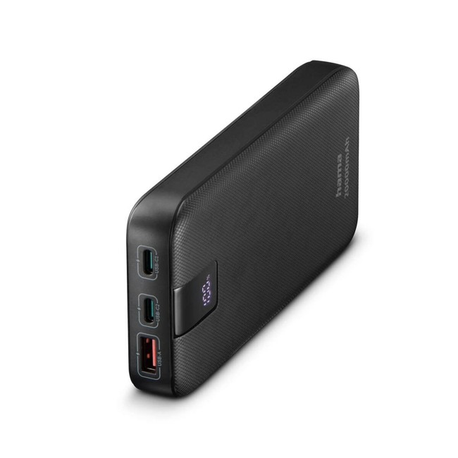 HAMA - Powerbank PD 20000mAh 2xUSB-C+1xUSB-A Anthracite