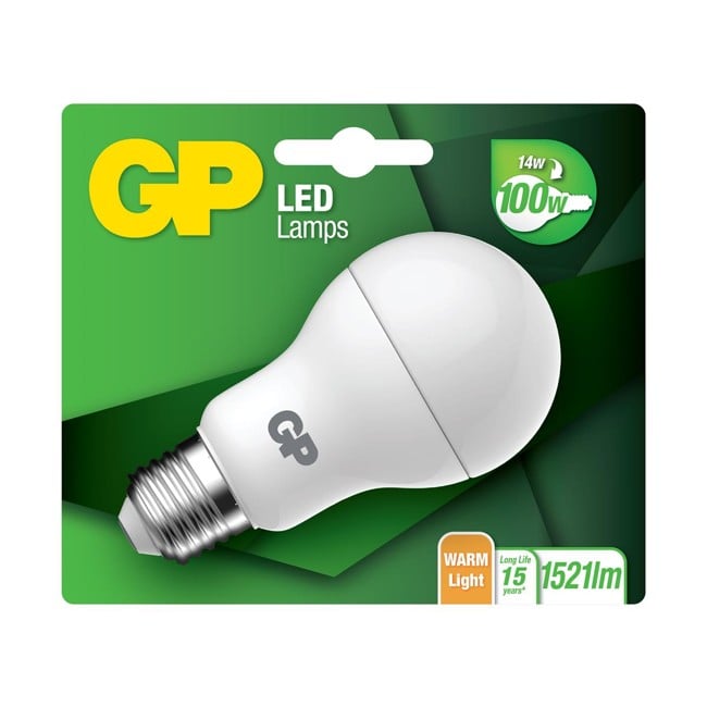 GP - LED Lamp Classic, E27, 14W (100W), 1521lm