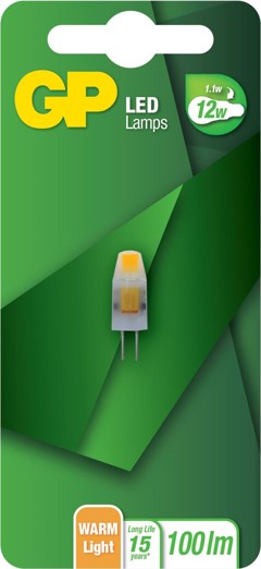 GP - LED Lamp Capsule, G4, 1.1W (12W), 100lm