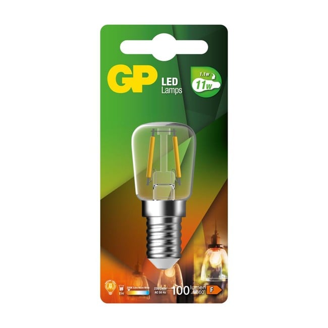 GP - LED Lamp Filament, T25, E14, 1.1W (11W), 100lm