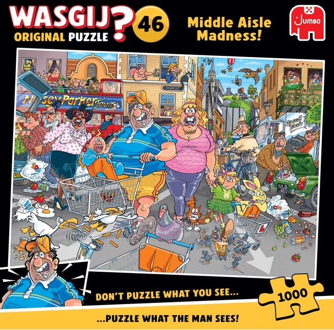 Wasgij - Original 46 - Middle Aisle Madness! (1000 pieces) (1110100505)