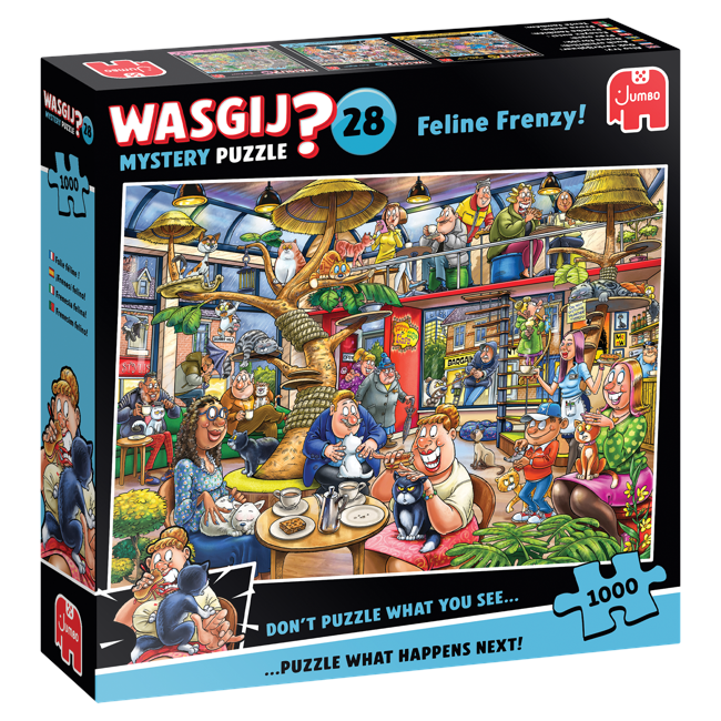 Wasgij - Mystery - #28 Feline Frenzy! (1000 pieces) (1110100506)