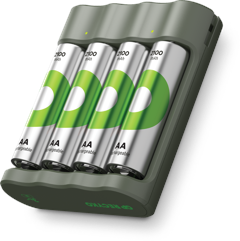 GP - ReCyko Everyday Battery Charger, B441 (USB), incl. 4 x AA 2100 mAh Batteries