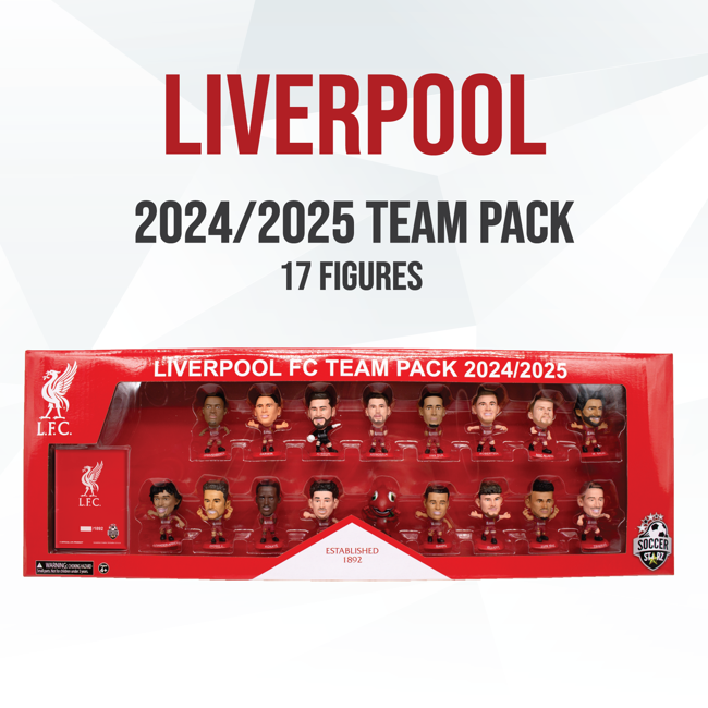 Soccerstarz - Liverpool Team Pack 17 figure (2024/25 Version)