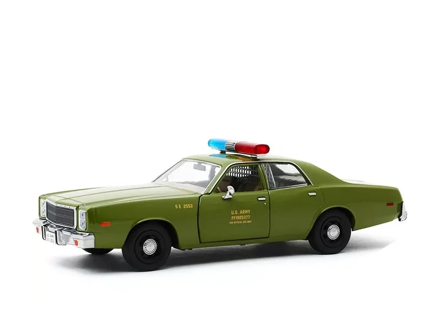 Greenlight Collectibles - 1/18 The A-Team  (1983-87 TV) - 1977 Plymouth Fury US Army Police