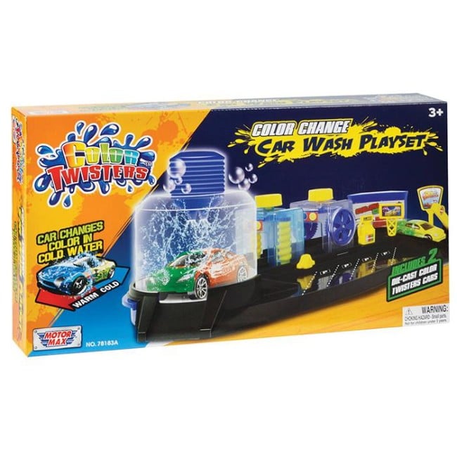 Motormax - Twisters Colour Change Car Wash Playset (22411)