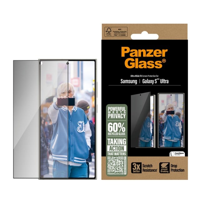 PanzerGlass - Privacy Screen Protector Galaxy S2025 Ultra, UWF