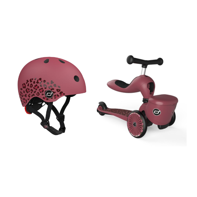 Scoot & Ride - Highwaykick 1 Lifestyle + Scoot and Ride - Lifestyle Bicycle Helmet - wildcat (Bundle)