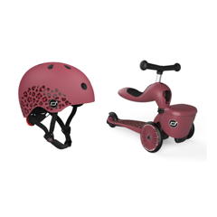 Scoot & Ride - Highwaykick 1 Lifestyle + Scoot and Ride - Lifestyle Bicycle Helmet - wildcat (Bundle)