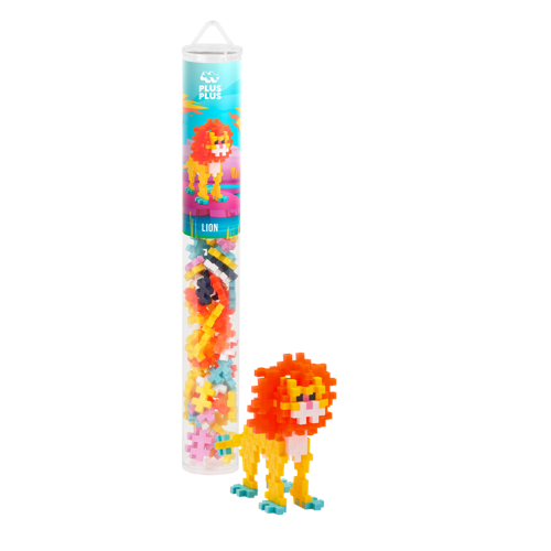 Plus-Plus - Lion / 100 pcs Tube - (4324)