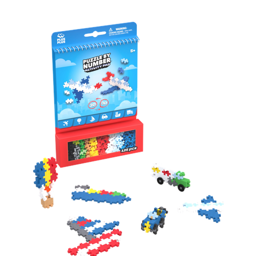 Plus-Plus - Activity Pad – Transportation - (3990)