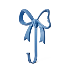 Rice - Metal Hook in Bow Shape - Blue