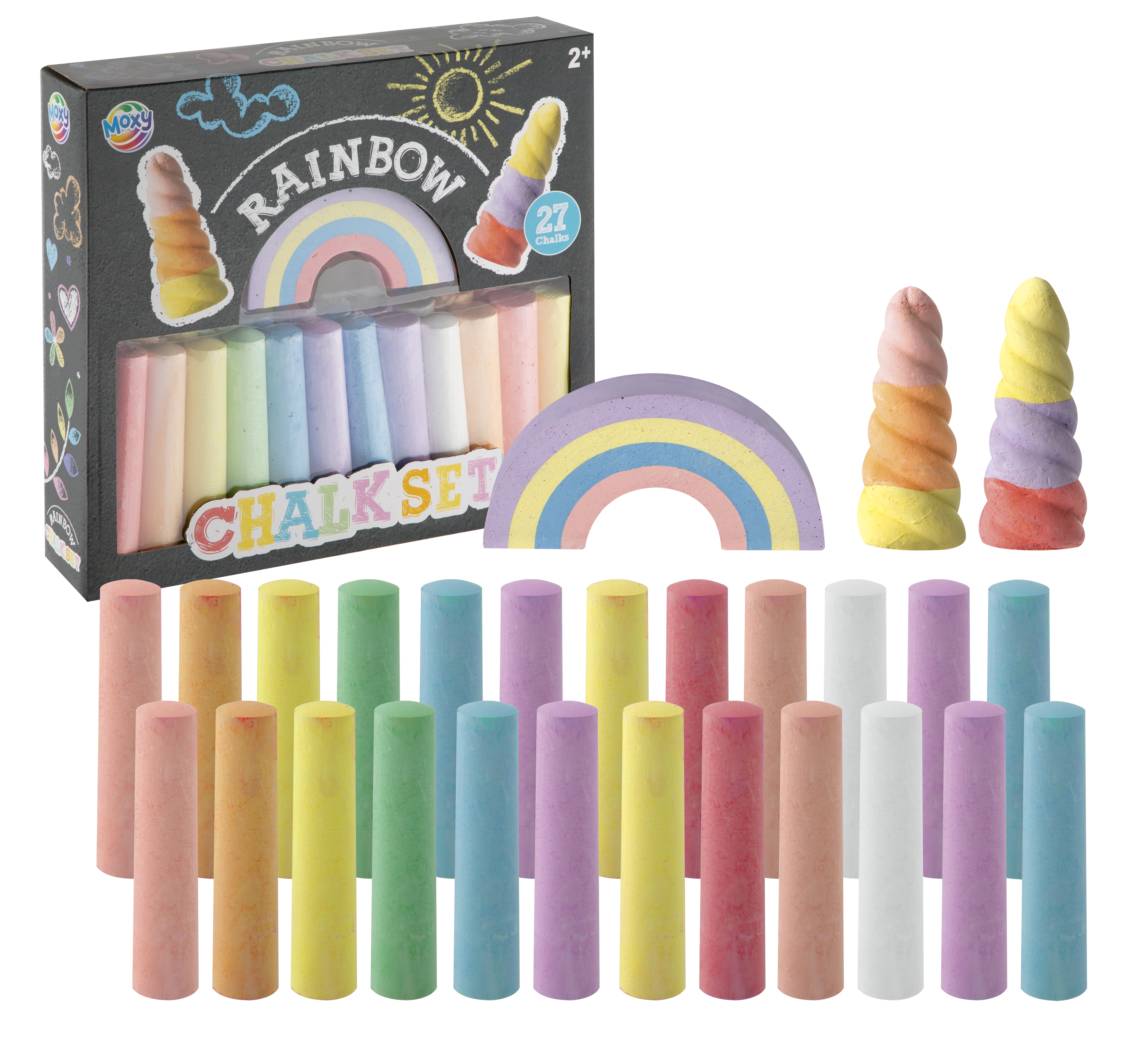Legind Rainbow chalk set 27 chalks