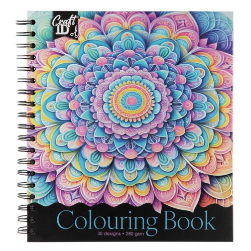 Craft ID - Colouring book - 30 designs - Mandala (CR5027/GE)