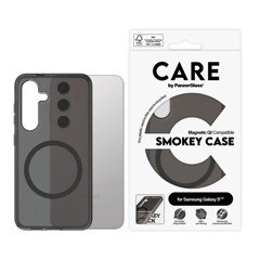 CARE by PanzerGlass Flagship Case Urban Combat Smokey w. Black Qi Compatible Samsung Galaxy S 2025