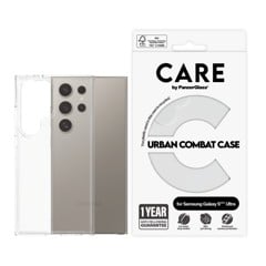 CARE by PanzerGlass Flagship Case Transparent Urban Combat w. Clear Frame Samsung Galaxy S 2025 Ult