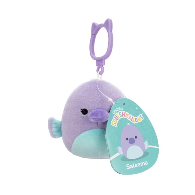 Squishmallows - 9 cm P22 Clip On  - Saleema Paddlefish