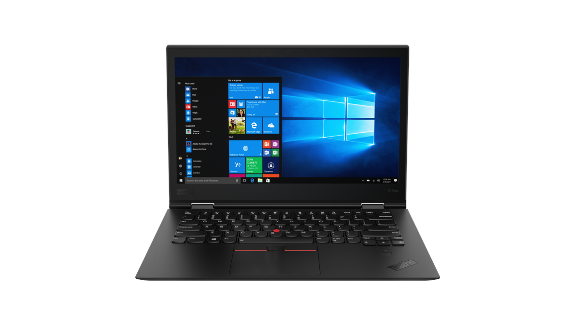 T1A - Lenovo ThinkPad X1 Yoga (3rd Gen) Refurbished  i7-8650U Hybrid 14" Touchscreen Full HD 16GB 512GB SSD Wi-Fi 6  Win 10 Pro Black