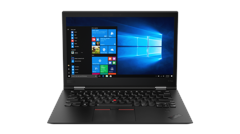 T1A - Lenovo ThinkPad X1 Yoga (3rd Gen) Refurbished  i7-8650U Hybrid 14" Touchscreen Full HD 16GB 512GB SSD Wi-Fi 6  Win 10 Pro Black