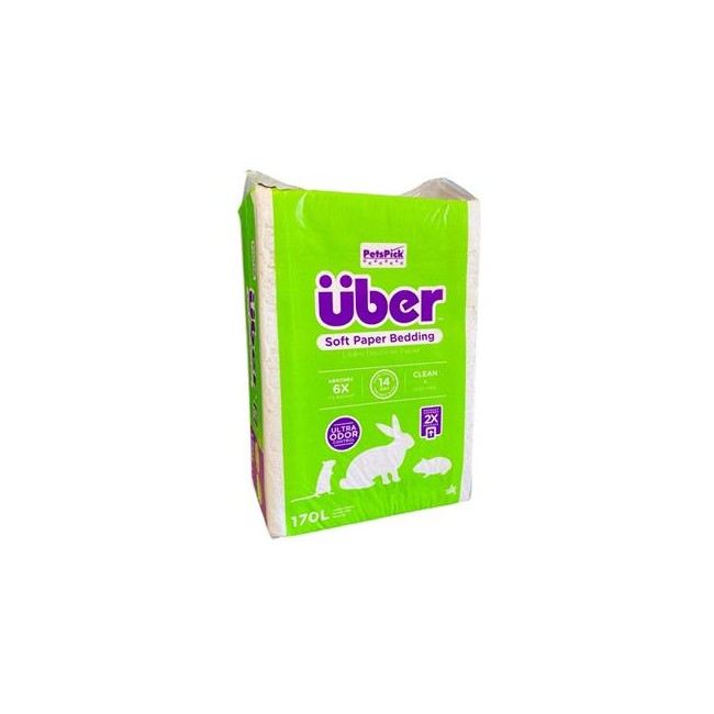 Über - Soft Paper Bedding 170l White