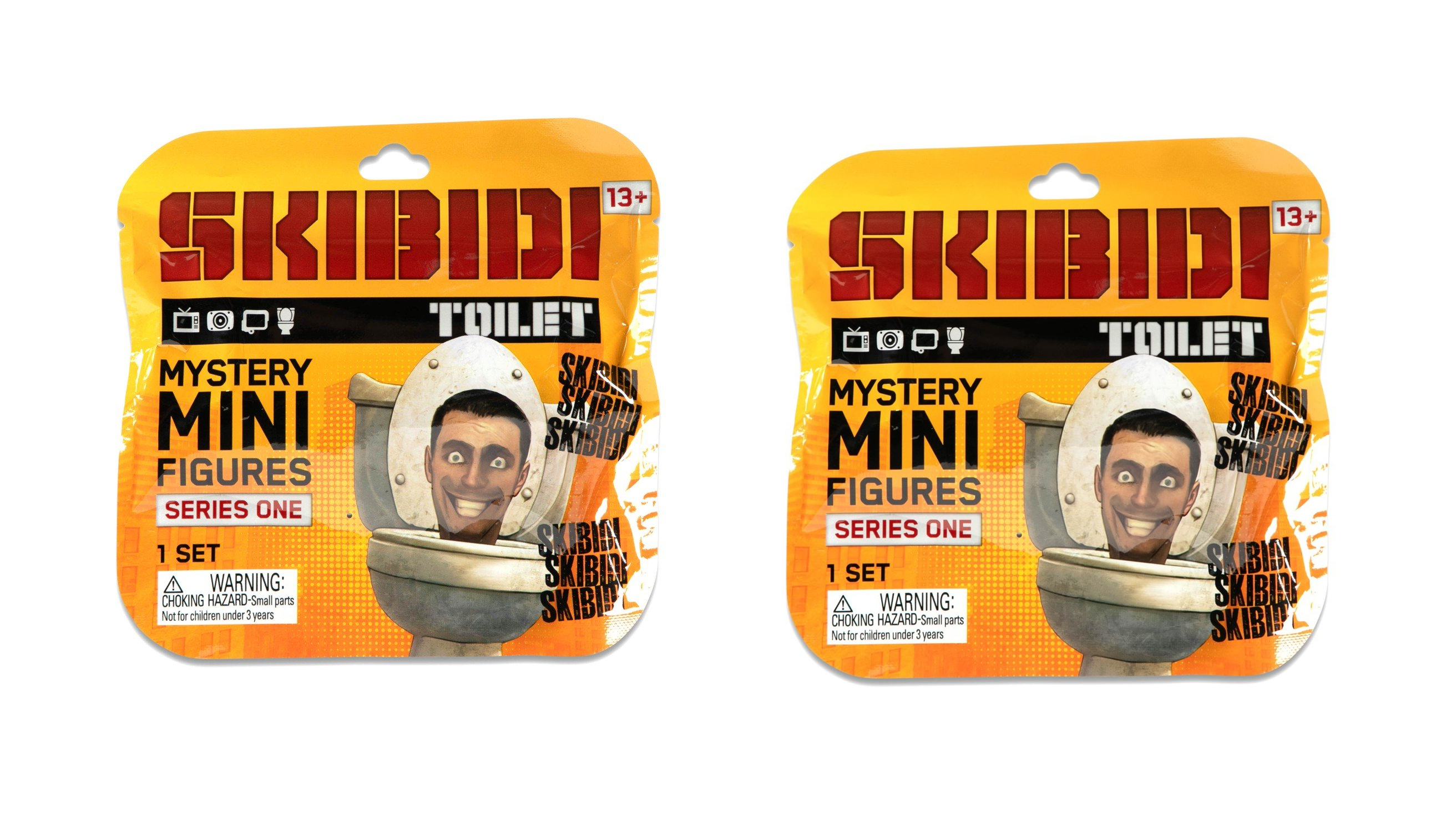 Skibidi Toilet - 2 x Mini Mystery Figures Assorted - Bundle
