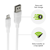 Dbramante1928 - Re-charge - Kabel - USB-A till MFI Lightning, TPE, 1,2m - Vit thumbnail-2