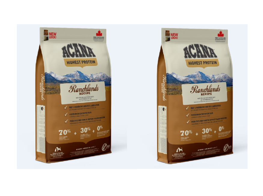 Acana - 2x Ranchlands Highest Protein 11,4kg - Bundle