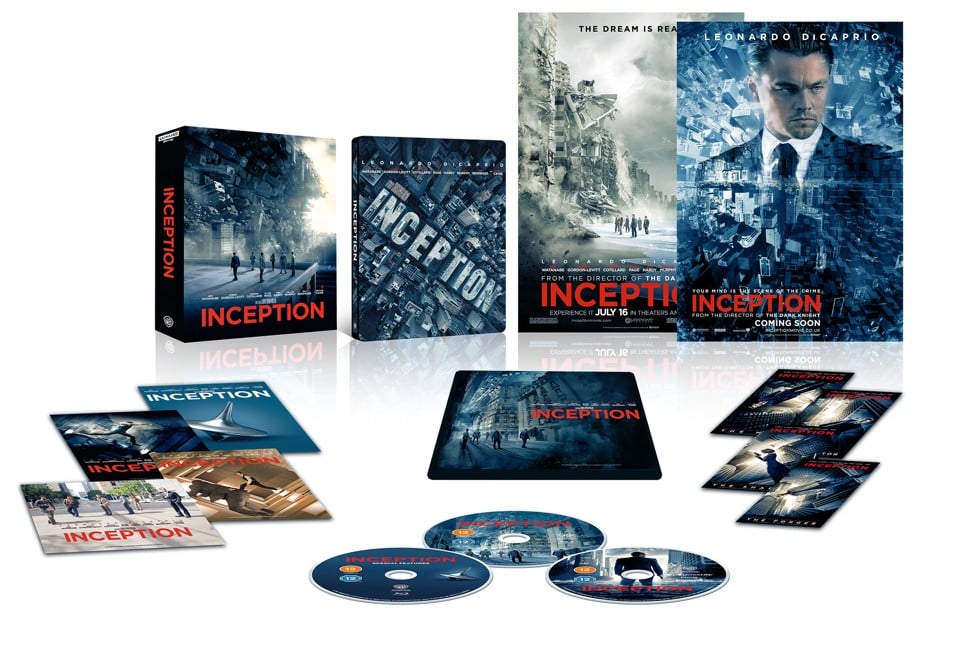 INCEPTION STEELBOOK  3-disc (BD + 4K UHD